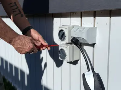 Outdoor repair work